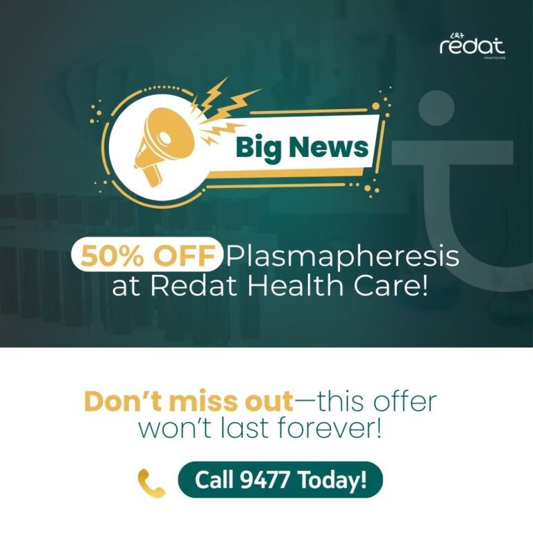 Big News!  50% OFF Plasmapheresis