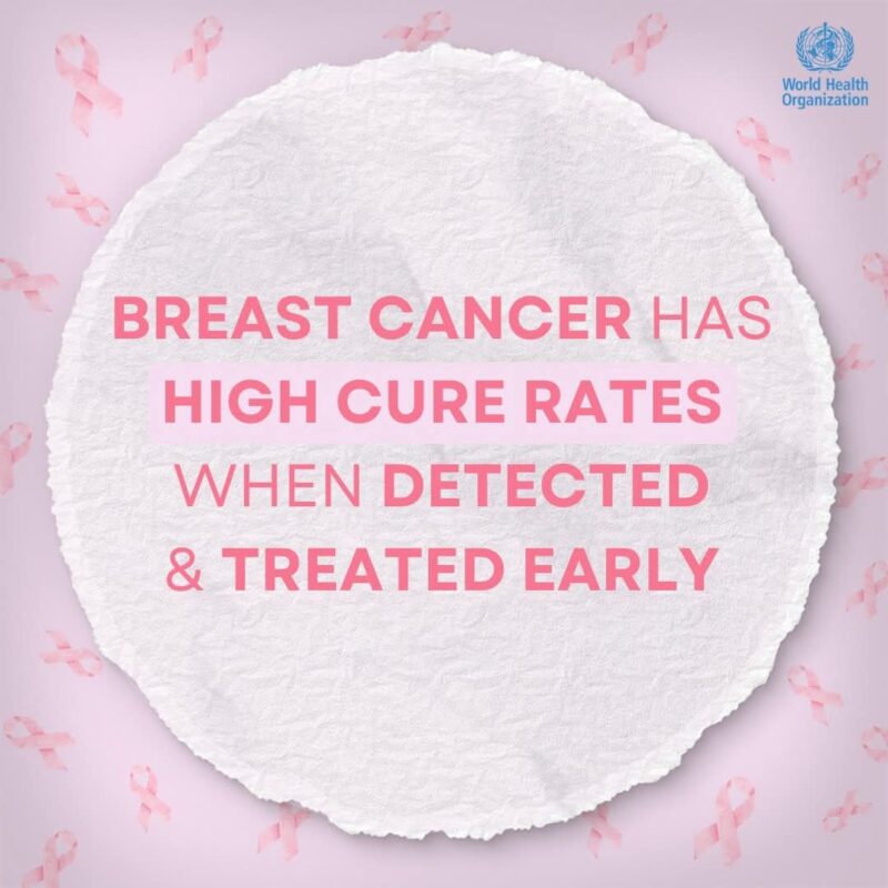 Timely diagnosis saves lives. Take a second look 👀 at your #breasts.⁣